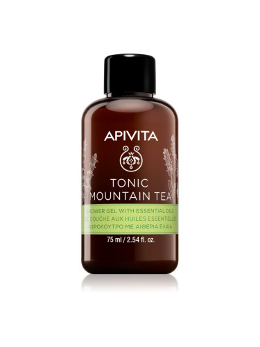 Apivita Tonic Mountain Tea Tonifying Shower Gel тонизиращ душ-гел 75 мл.