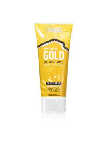 Beauty Formulas Gold гел маска с колаген 100 мл.