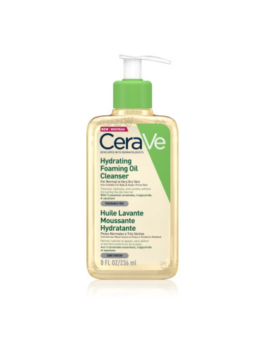 CeraVe Cleansers Hydrating Foaming Oil Cleanser почистващо олио с хидратиращ ефект 236 мл.
