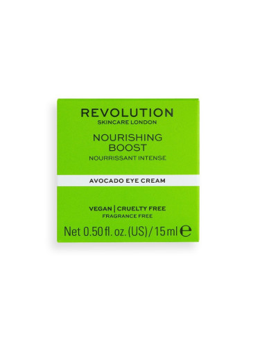 REVOLUTION SKIN Nourishing Avocado Eye Cream Продукт за очи дамски 15ml