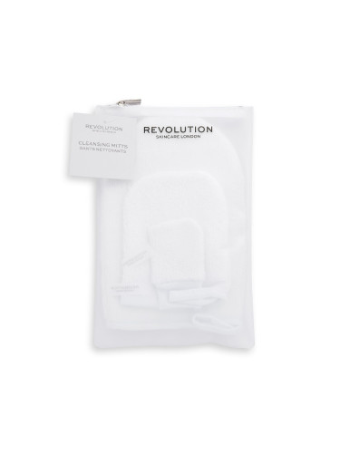 Revolution Skincare Reusable Soft Cleansing Mitts Тампони за грим дамски  
