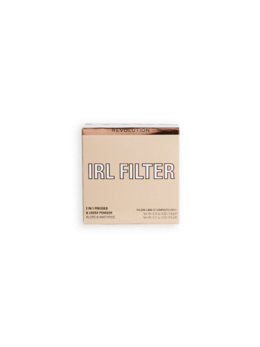 MAKEUP REVOLUTION  IRL Soft Focus 2 in 1 Powder Translucent Пудра компактна  13gr