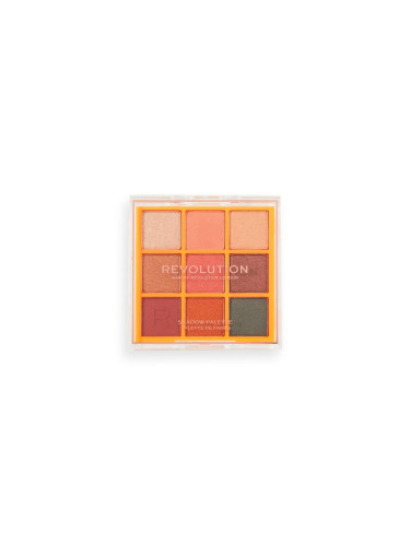 Makeup Revolution Neon Heat Eyeshadow Palette Orange Blaze Сенки палитра  10gr