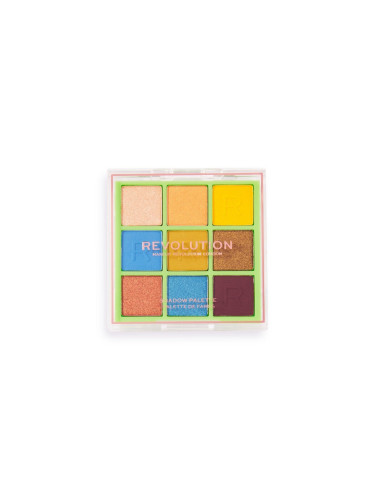 Makeup Revolution Neon Heat Eyeshadow Palette Safari Green Сенки палитра  10gr