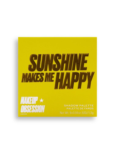 Makeup Obsession Sunshine Makes Me Happy Eyeshadow Palette Сенки палитра  11,7gr