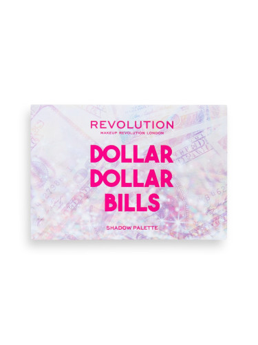 Makeup Revolution Power Eyeshadow Palette Dollar Dollar Bills Сенки палитра  6gr