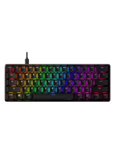  Механична клавиатура HyperX - Alloy Origins 60, Red, RGB, черна