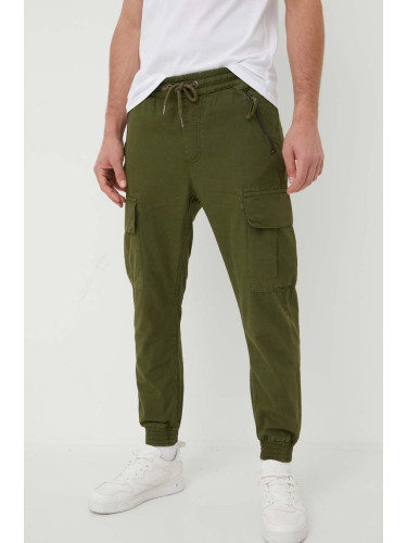 Памучен панталон Alpha Industries Ripstop Jogger в зелено 116201.142