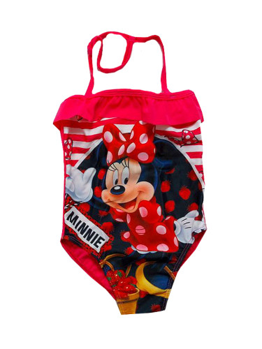 Детски цял бански в розово с Мини