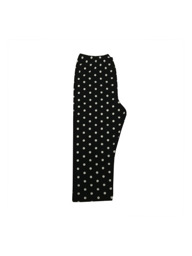 Детски клин 7/8 в черно на ситни точици