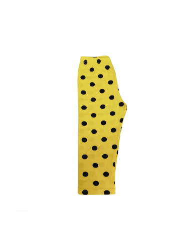 Детски клин 7/8 в жълто на точки