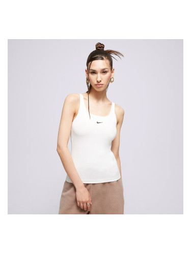 Nike Тениска Essential Cami Потник Топ дамски Дрехи Тениски DH1345-100 Бял