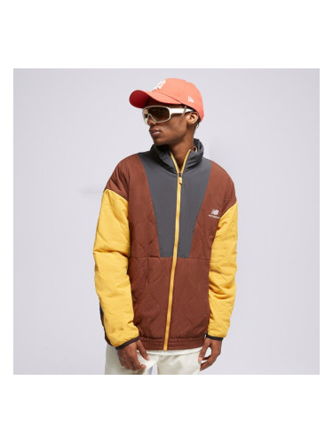 New Balance Яке Преходен Athletics Outerwear мъжки Дрехи Зимни якета MJ23501ROK Кафяв