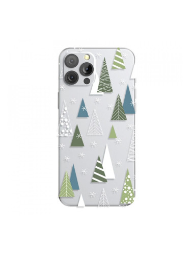 Силиконов гръб FORCELL Winter 21 / 22 - iPhone 13 Pro замръзнала гора