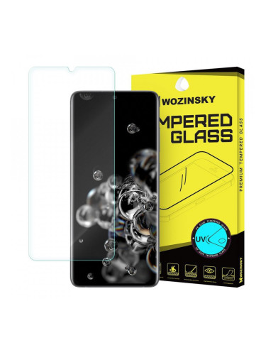 UV стъклен протектор WOZINSKY със сензор за пръстов отпечатък без UV лампа и лепило - Samsung Galaxy S20 Ultra / S20 Ultra 5G