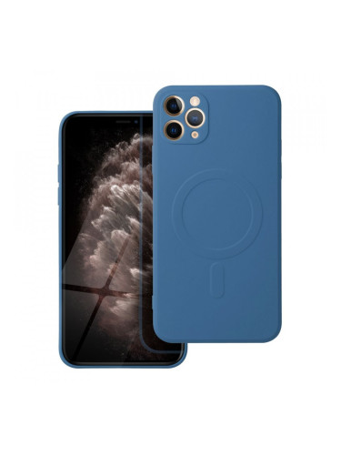 Силиконов гръб Silicone Mag Cover - iPhone 12 Pro Max син