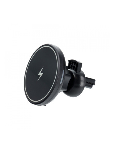 Стойка за кола за вентилационен отвор с безжично зареждане (поддържа зареждане с MagSafe) 15W D7 черен