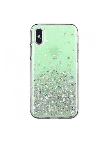 Блестящ гръб WOZINSKY Star - iPhone XR зелен