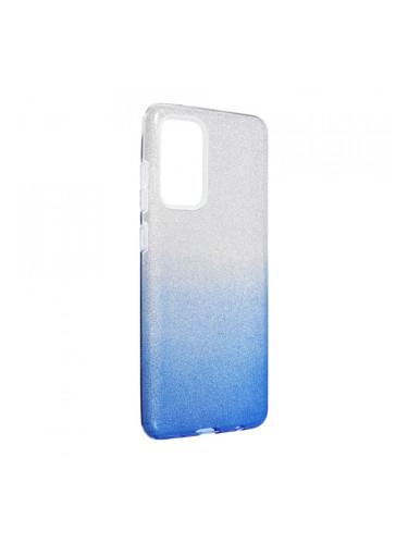 Силиконов гръб FORCELL Shining - Samsung Galaxy A72 сребрист / син
