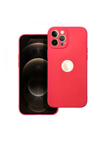 Тънък гел гръб FORCELL Soft - iPhone 12 Pro Max червен