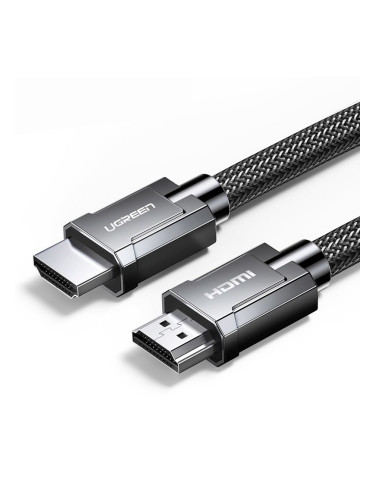 Видео кабел UGREEN HDMI 2.0 4K 60HZ 3D 18Gb/s 2m (HD136 70324) сив