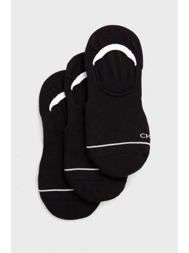 Чорапи Calvin Klein дамски в черно