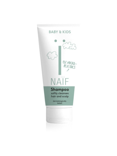 Naif Baby & Kids Shampoo нежен почистващ шампоан за деца 100 мл.