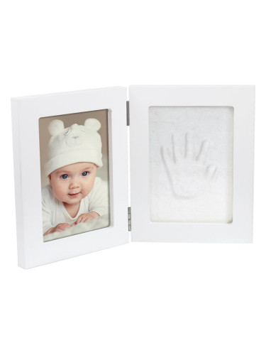Dooky Luxury Memory Box Double Frame Handprint комплект за отпечатъци на бебето 1 бр.