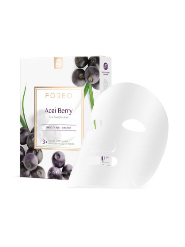 FOREO Farm To Face Sheet Mask - Acai Berry ×3 Маска за лице дамски 60gr
