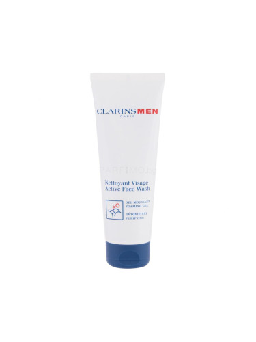 Clarins Men Active Face Wash Почистваща пяна за мъже 125 ml