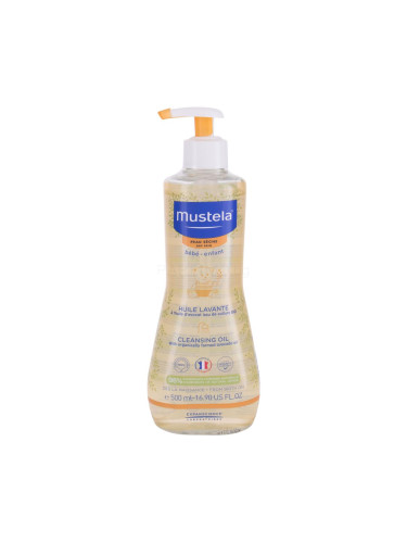 Mustela Bébé Cleansing Oil Душ олио за деца 500 ml