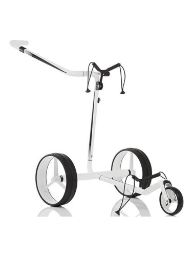 Jucad Carbon Travel 2.0 White/Black Електрическа количка за голф