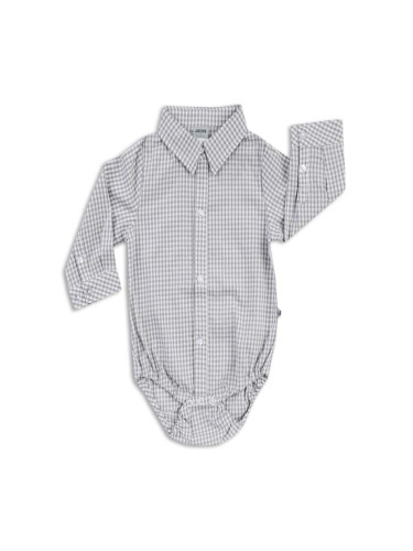 Карирано Боди-Риза за Момче "Питър" (6-9 мес.)