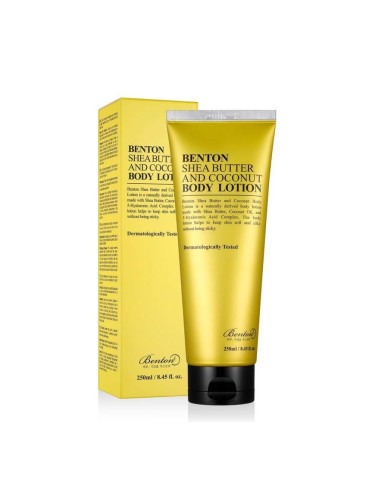 BENTON | Shea Butter and Coconut Body Lotion, 250 ml