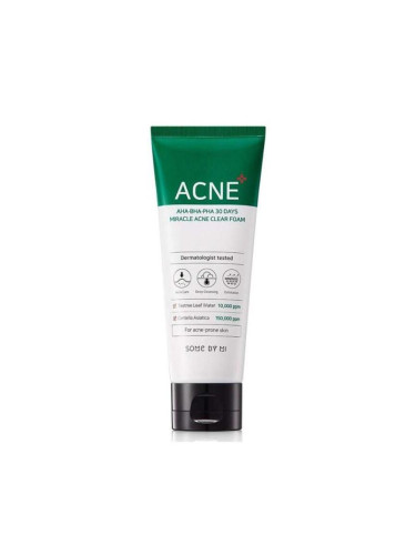 SOME BY MI | AHA.BHA.PHA 30 Days Miracle Acne Clear Foam, 100 ml