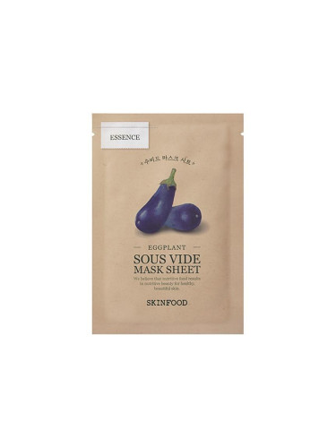 SKINFOOD | Eggplant Sous Vide Mask Sheet, 22 g