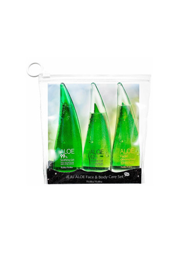 HOLIKA HOLIKA | Jeju Aloe Face & Body Care Set, 3x55 ml