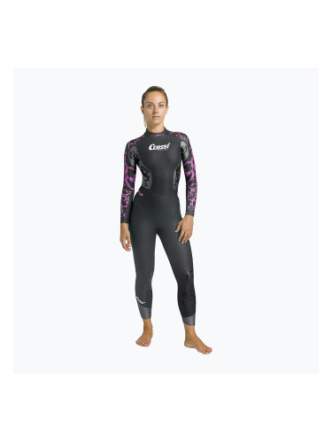 Дамски водолазен костюм Cressi Kuwae 2/3/4 mm black/pink