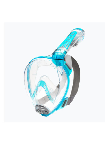 Cressi Duke Dry пълнолицева маска за гмуркане с шнорхел тюркоазена XDT000025