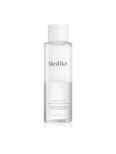 Medik8 Eyes & Lips Micellar Cleanse за отстраняване на водоустойчив грим 100 мл.