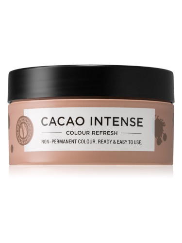 Maria Nila Colour Refresh Cacao Intense нежна подхранваща маска без перманентни цветови пигменти издържа 4 – 10 измивания 4.10 100 мл.