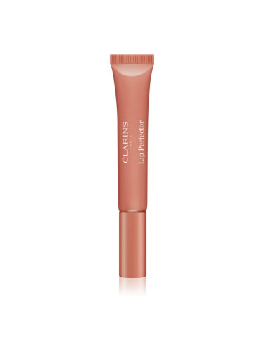 Clarins Lip Perfector Shimmer блясък за устни с хидратиращ ефект цвят 06 Rosewood Shimmer 12 мл.