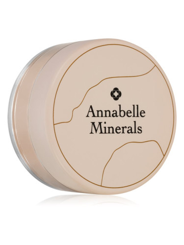 Annabelle Minerals Coverage Mineral Foundation минерална пудра за перфектен външен вид цвят Natural Fair 4 гр.