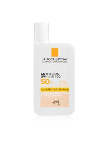 La Roche-Posay Anthelios UVMUNE 400 защитна тонирана течност за лице SPF 50+ 50 мл.