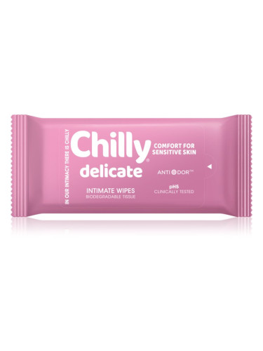 Chilly Intima Delicate кърпички за интимна хигиена 12 бр.