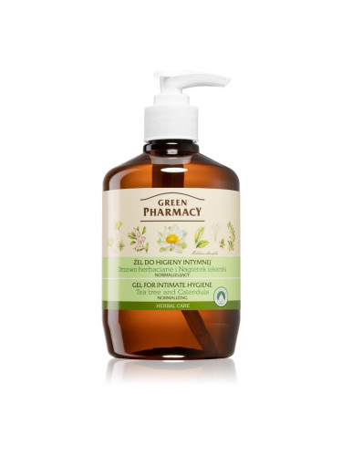 Green Pharmacy Body Care Marigold & Tea Tree гел за интимна хигиена 370 мл.