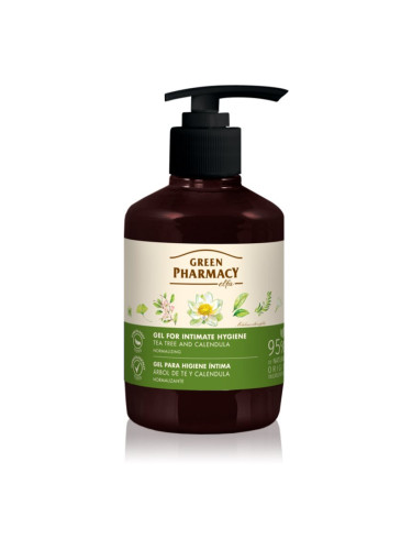 Green Pharmacy Marigold & Tea Tree Gel for Intimate Hygiene гел за интимна хигиена 370 мл.