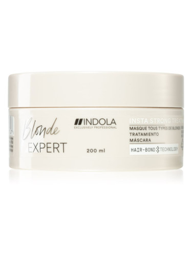 Indola Blond Expert Insta Strong подхранваща маска за коса за руса коса 200 мл.