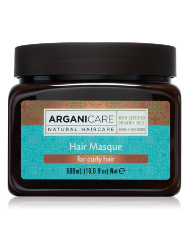 Arganicare Argan Oil & Shea Butter Hair Masque хидратираща и подхранваща маска за къдрава коса 500 мл.