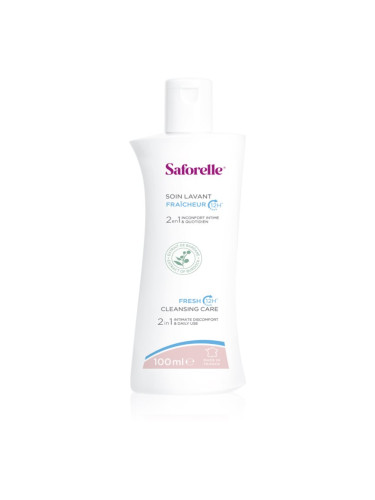 Saforelle Fresh освежаващ гел за интимна хигиена 100 мл.